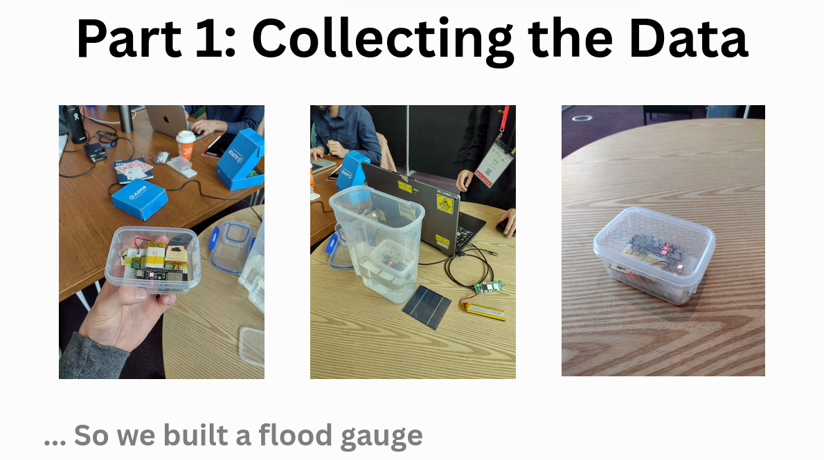 Prototype sensor device in plastic enclosure